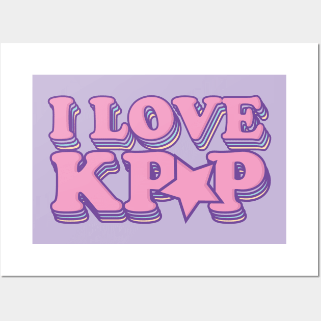 I love KPOP Wall Art by Dino Sparcs